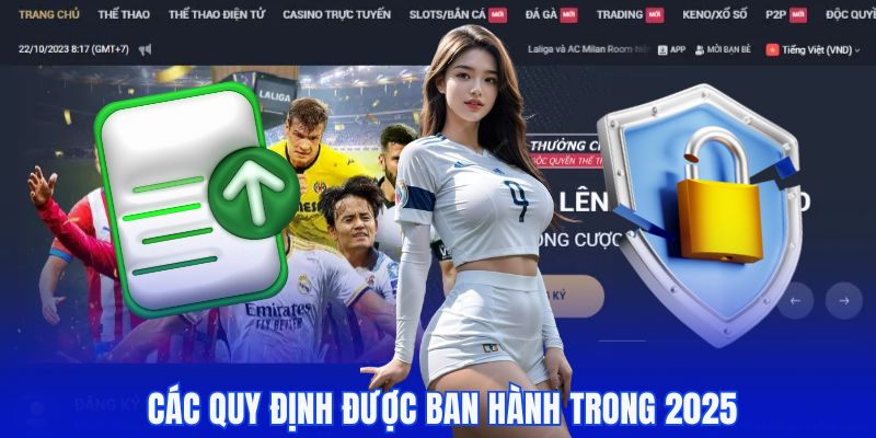 Các quy định được ban hành trong 2025